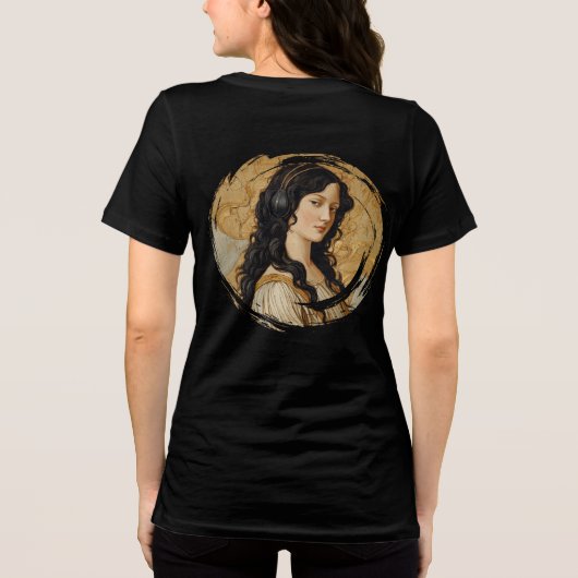 Die Schwarze Renaissance Tri-Blend Shirt (Rückseite)