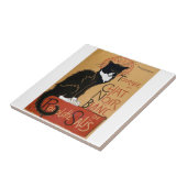 Die schwarze und weiße Katze Fliese (Seite)