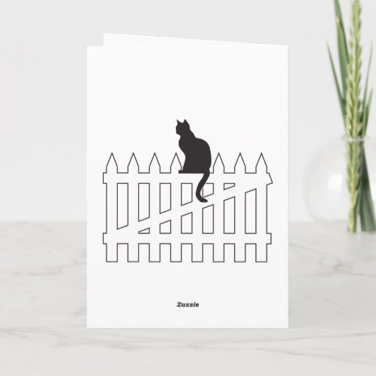 Die schwarze vermisste Katze kommen Sie bitte Karte (Rückseite)