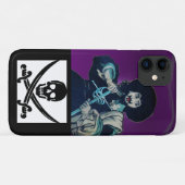 DIE SCHWARZEN CORSAIR-SCHWERTER, DIE SKULL ÜBERSCH Case-Mate iPhone HÜLLE (Rückseite (Horizontal))