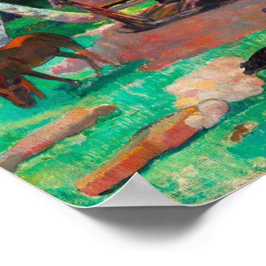 Die Schwarzen, Gauguin Poster (Ecke)