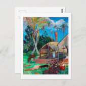 Die Schwarzen, Gauguin Postkarte (Vorne/Hinten)