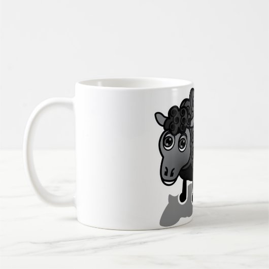 Die schwarzen Schafe Kaffeetasse (Links)