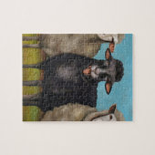 Die schwarzen Schafe Puzzle (Horizontal)