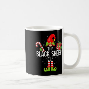 Die schwarzen Schafelfen Familie Weihnachten Pajam Kaffeetasse