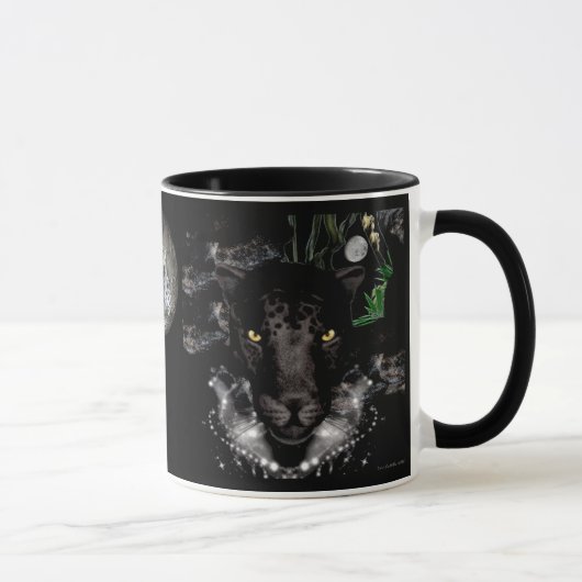 Die schwarzer Panther-Tasse Tasse (Rechts)