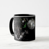 Die schwarzer Panther-Tasse Tasse (Vorderseite Links)