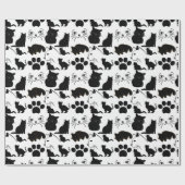 DIE SCHWARZKATZPATTER GESCHENKPAPIER (Flach)