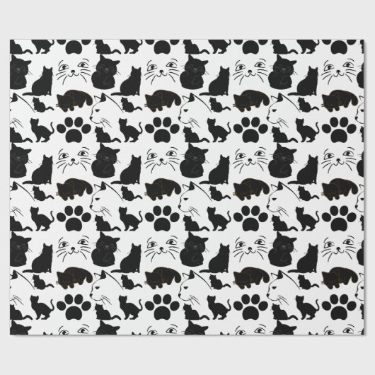 DIE SCHWARZKATZPATTER GESCHENKPAPIER (Flach)