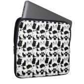 DIE SCHWARZKATZPATTER LAPTOPSCHUTZHÜLLE (Vorne Rechts)