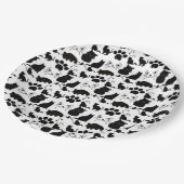 DIE SCHWARZKATZPATTER PAPPTELLER (Schrägansicht)