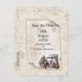 Die schwedische Kaffeehaustradition der Fika Ankündigungspostkarte (Vorne/Hinten)