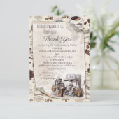 Die schwedische Kaffeehaustradition der Fika RSVP Karte (Stehend Vorderseite)