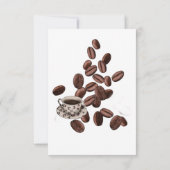 Die schwedische Kaffeehaustradition der Fika RSVP Karte (Rückseite)