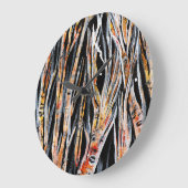 Die Schweigsamen Große Wanduhr (Winkel)