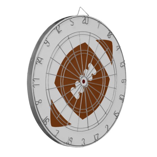 Die Schweinehaut Dartscheibe (Vorderseite Links)