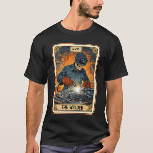 Die Schweisskarte für das Tarot Skeleton Funny Met T-Shirt