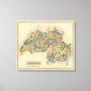 Die Schweiz 12 Leinwanddruck