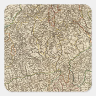 Die Schweiz 13 Quadratischer Aufkleber