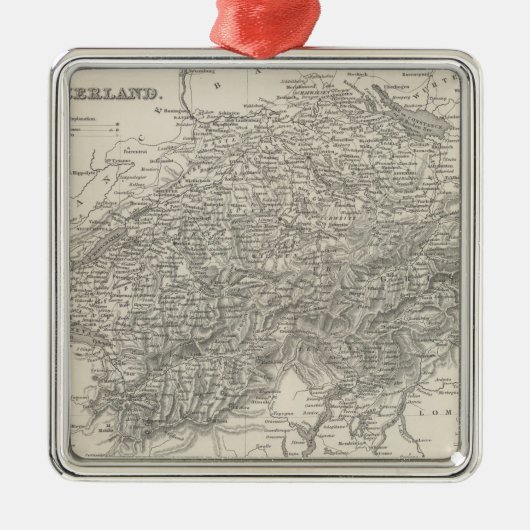 Die Schweiz 15 Silbernes Ornament (Vorne)