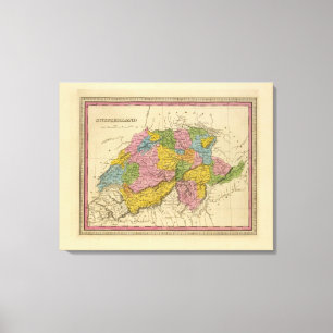 Die Schweiz 17 Leinwanddruck