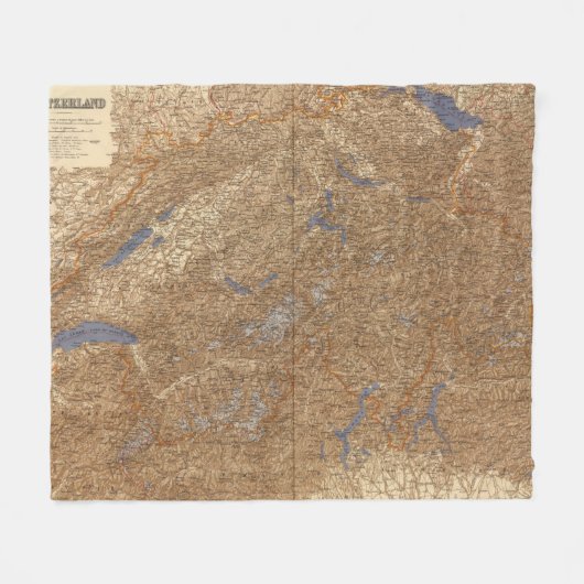 Die Schweiz 18 Fleecedecke (Vorderseite (Horizontal))