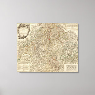 Die Schweiz 21 Leinwanddruck