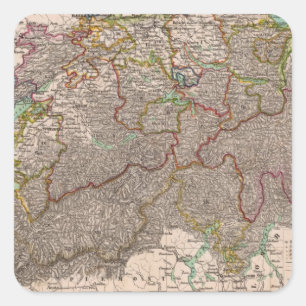 Die Schweiz 22 Quadratischer Aufkleber