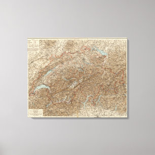 Die Schweiz 24 Leinwanddruck