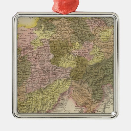 Die Schweiz 3 Ornament Aus Metall (Vorne)