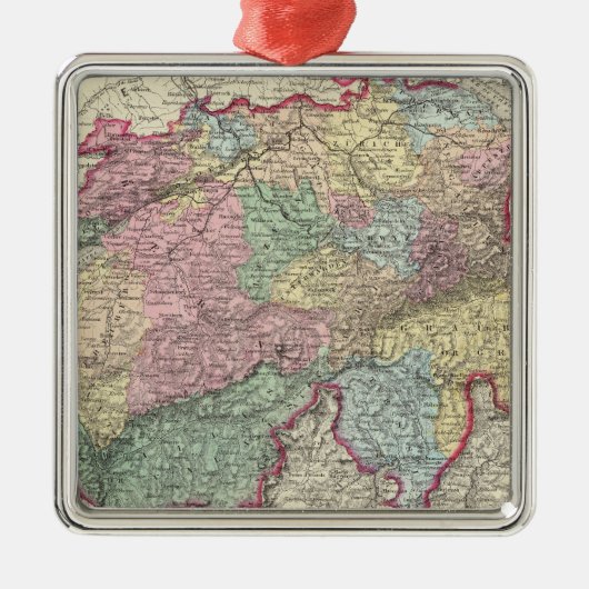 Die Schweiz 4 Ornament Aus Metall (Vorne)