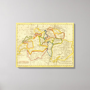 Die Schweiz 6 Leinwanddruck