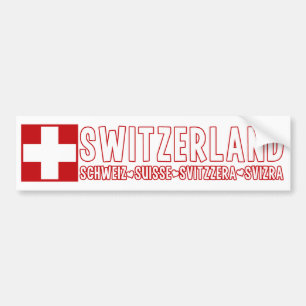 Die SCHWEIZ-Autoaufkleber Autoaufkleber