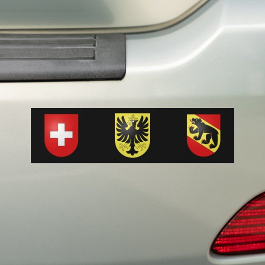 Die Schweiz - Bern - Oberhasli Autoaufkleber (Auf Auto)
