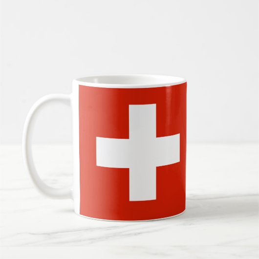 Die Schweiz, die Schweiz Kaffeetasse (Links)