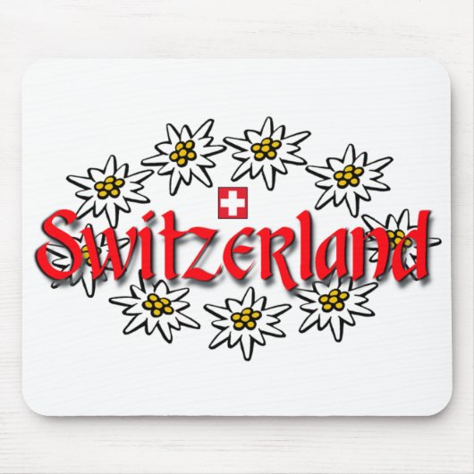 Die Schweiz Edelweiss Mousepad (Vorne)