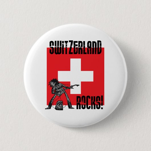 Die Schweiz-Felsen Button (Vorderseite)