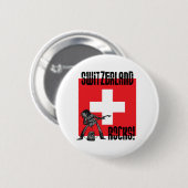 Die Schweiz-Felsen Button (Vorne & Hinten)