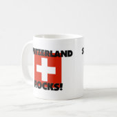 Die Schweiz-Felsen Kaffeetasse (Vorderseite Links)