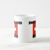Die Schweiz-Felsen Kaffeetasse (Mittel)