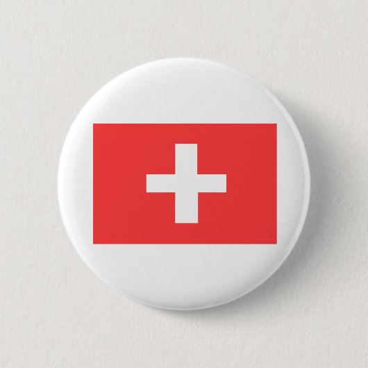 Die Schweiz-Flagge Button (Vorderseite)