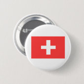 Die Schweiz-Flagge Button (Vorne & Hinten)