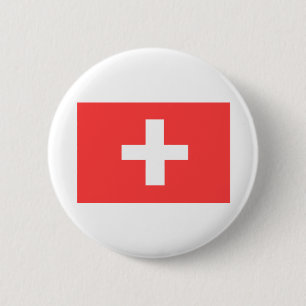 Die Schweiz-Flagge Button