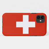 Die Schweiz-Flagge Case-Mate iPhone Hülle (Rückseite (Horizontal))