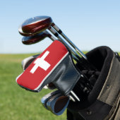 Die Schweiz-Flagge Golf Headcover (In Situ)