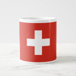 Die Schweiz-Flagge Jumbo-Tasse<br><div class="desc">Suchen Sie "wowsmiley" nach mehr Produkten wie dieses.</div>