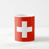 Die Schweiz-Flagge Kaffeetasse (Mittel)