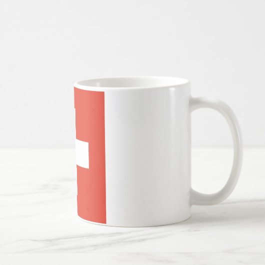 Die Schweiz-Flagge Kaffeetasse (Rechts)