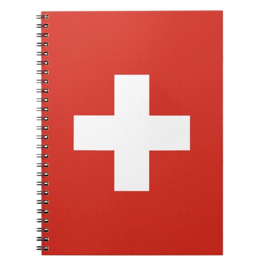 Die Schweiz-Flagge Notizblock (Vorderseite)