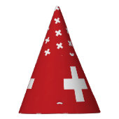 Die Schweiz-Flagge Partyhütchen (Rechts)